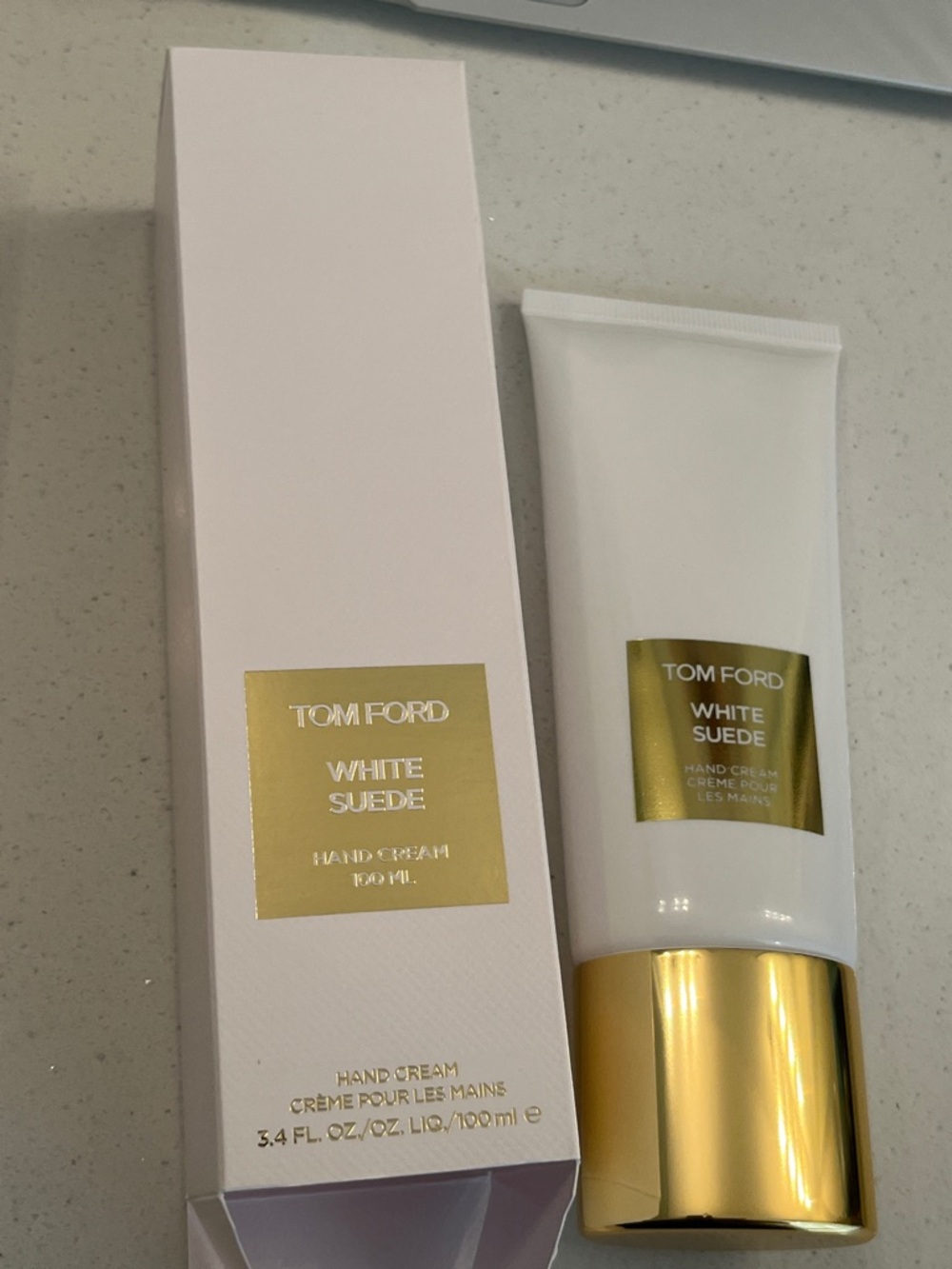 Tom Ford White Suede Scented Hand Cream 100ml New in box! Best Gift GWP